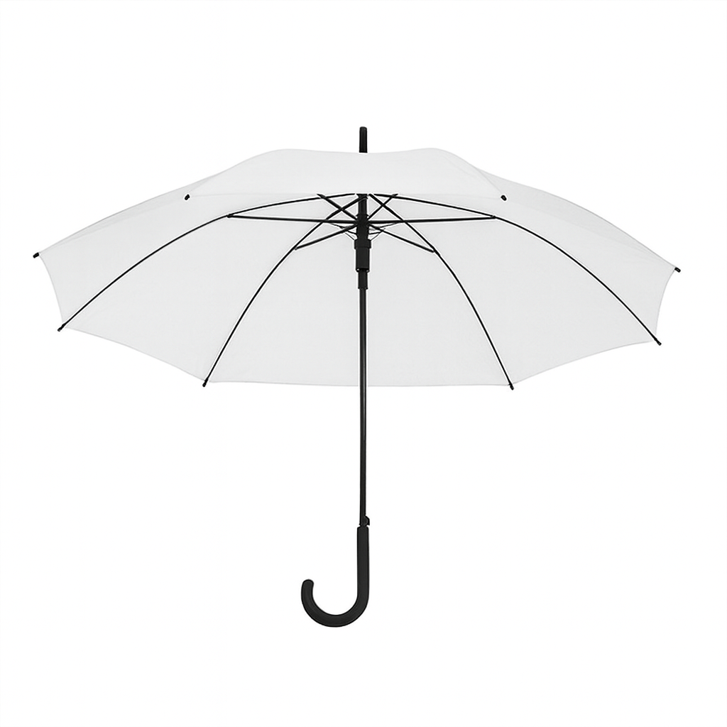 מטריה 23 אינץ לבן