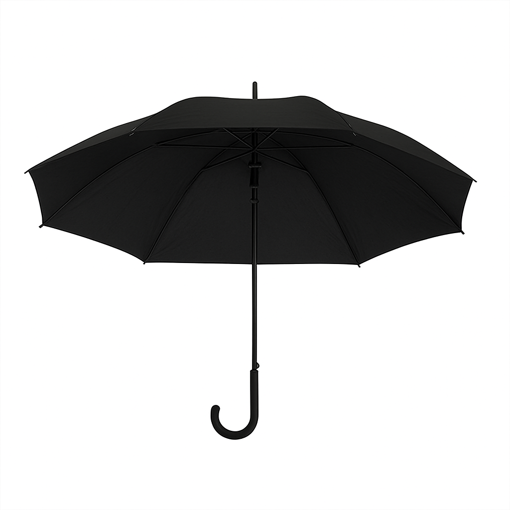 מטריה 23 אינץ שחור