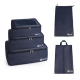 סט ארגונית למזוודה 5 חלקים כחול
