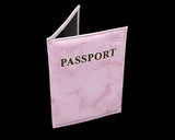 כיסוי דרכון איכותי דמוי עור בעיצוב שיש