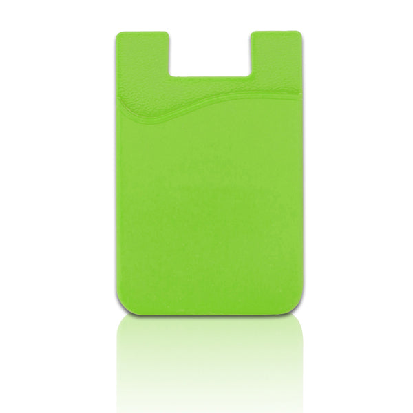 כיס סיליקון לגב הטלפון ירוק