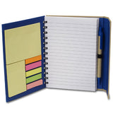 מחברת ספירלה דבקיות ועט תואם