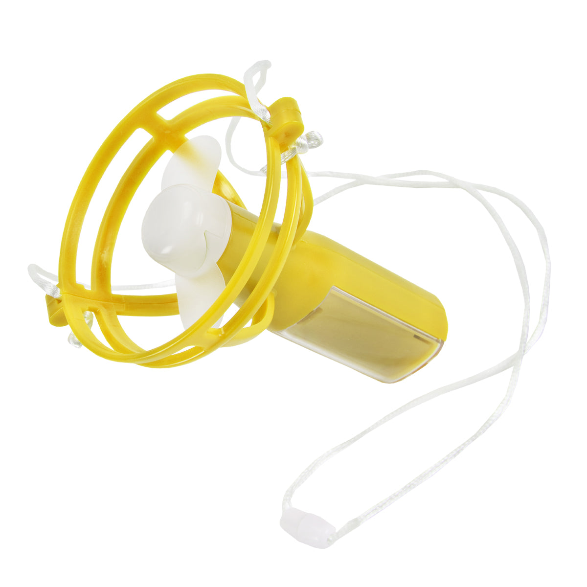 מאוורר בצבע צהוב