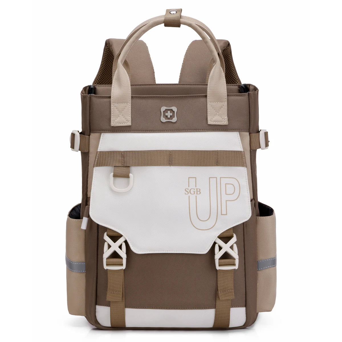 תיק גב איכותי למחשב נייד 14.6 אינץ  חום