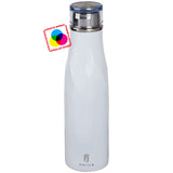 בקבוק תרמי 540 מ"ל מנירוסטה מעוצב מבית H2O לבן