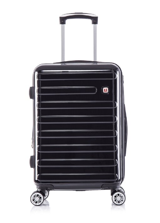 מזוודה עלייה למטוס מתרחבת POLOSWISS PRO פוליקרבונט 20 אינץ׳ למינציה
