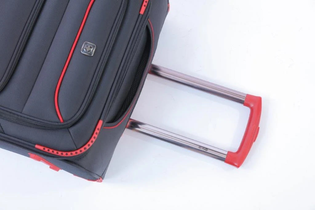 סט 3 מזוודות בד רכות ויוקרתיות