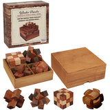 מארז ארבעה משחקי מחשבה מעץ מפוזר