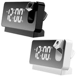 שעון דיגיטלי שחור לבן