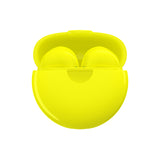 אוזניות בלוטוס אלחוטיות איכותיות - סוכריות צהוב בפנים