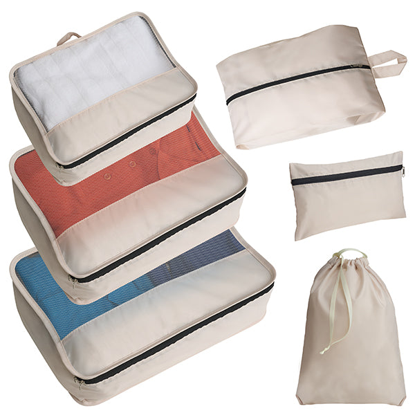 סט ארגונית למזוודה 6 חלקים 