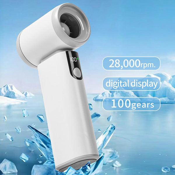 מאוורר נייד נטען - טורבו הדמייה