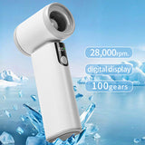 מאוורר נייד נטען - טורבו הדמייה