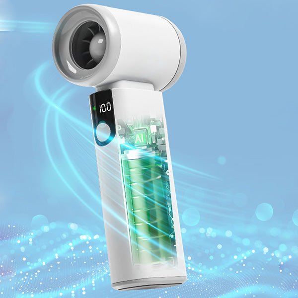 מאוורר נייד נטען - טורבו הדמייה