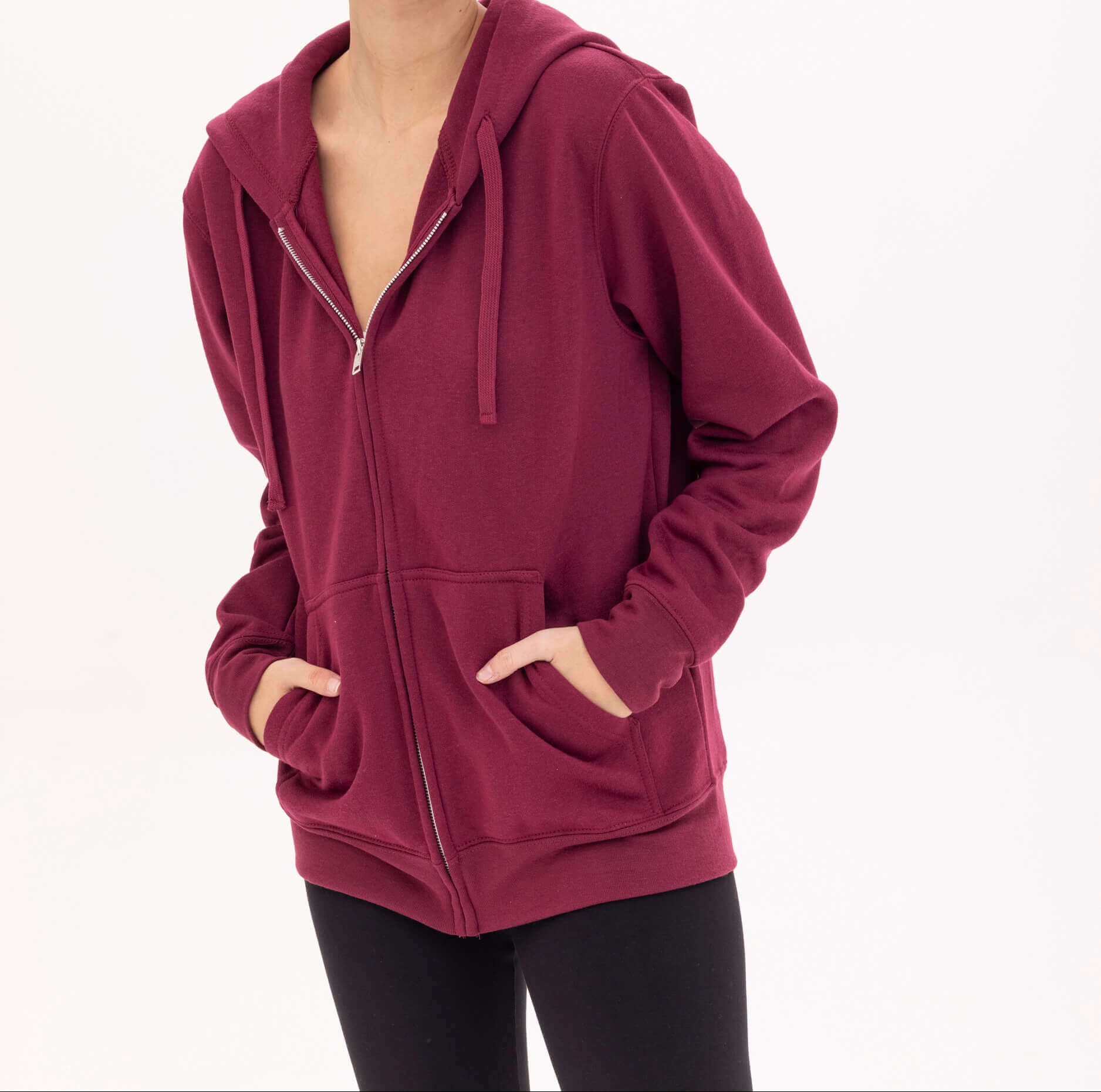 קפוצון רוכסן בורדו