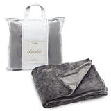 שמיכת כרבולית זוגית אפורה