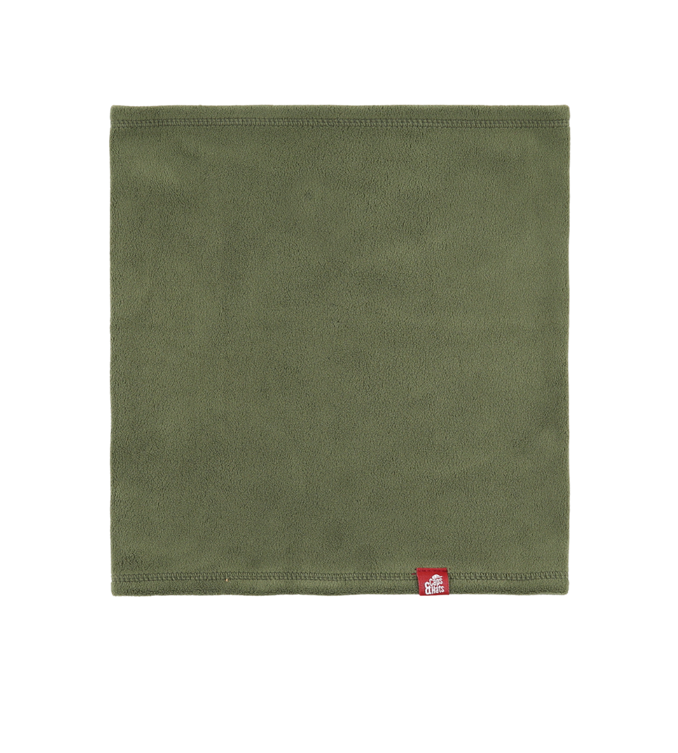 חם צוואר פליז נעים למגע - ירוק