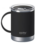 ספל תרמי 360 מ"ל ציפוי קרמי מבית ASOBU שחור