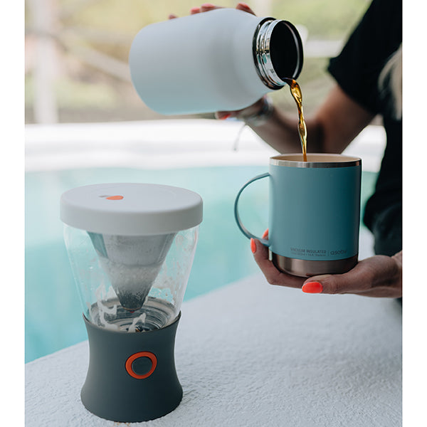 ספל תרמי 360 מ"ל ציפוי קרמי מבית ASOBU הדמייה