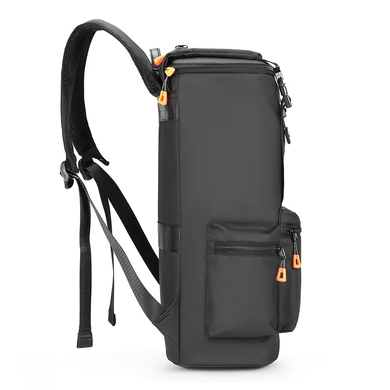 תיק גב איכותי במיוחד - שחור מהצד