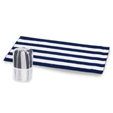 מגבת פסים כחול