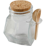 רודה דבש במבוק עם כלי זכוכית