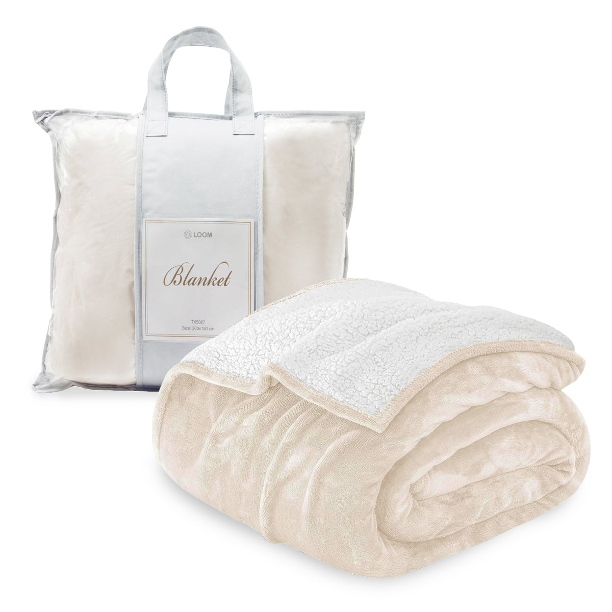 שמיכת שארפה זוגית עבה - נפאל