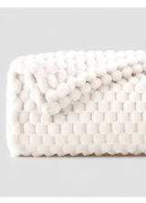 שמיכת ז׳קארד קוביות יוקרתית