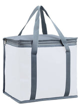 צידנית משפחתית מרובעת 16 ליטר עם ידיות לבן