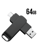 דיסק און קי 64 GB במארז מתכת שחור