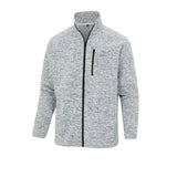 מעיל פליז מלאנז נוח ואיכותי רוכסן מלא Aztec