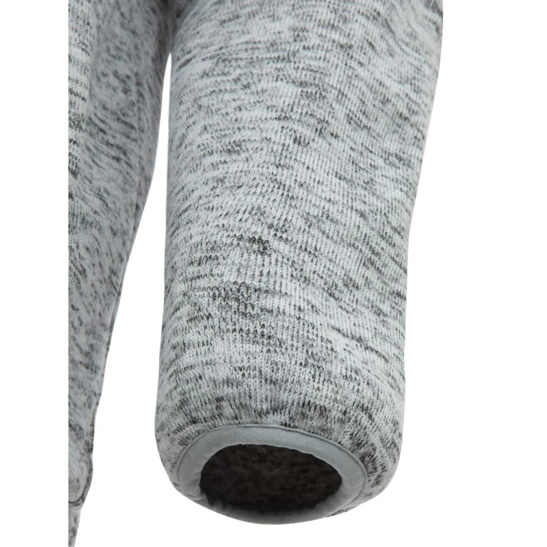 מעיל פליז מלאנז נוח ואיכותי רוכסן מלא Aztec