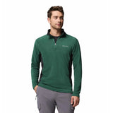 מיקרו פליז חצי רוכסן Columbia ירוק