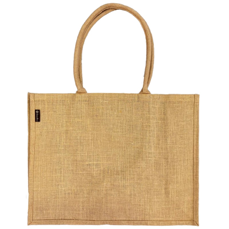 תיק מעוצב מבד יוטה - שופינג