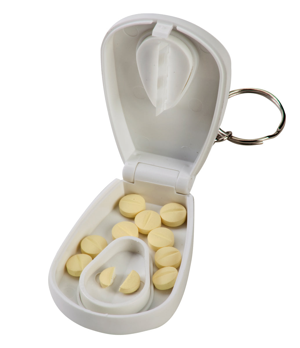 מחזיק מפתחות קופסת אחסון כדורים וויטמינים