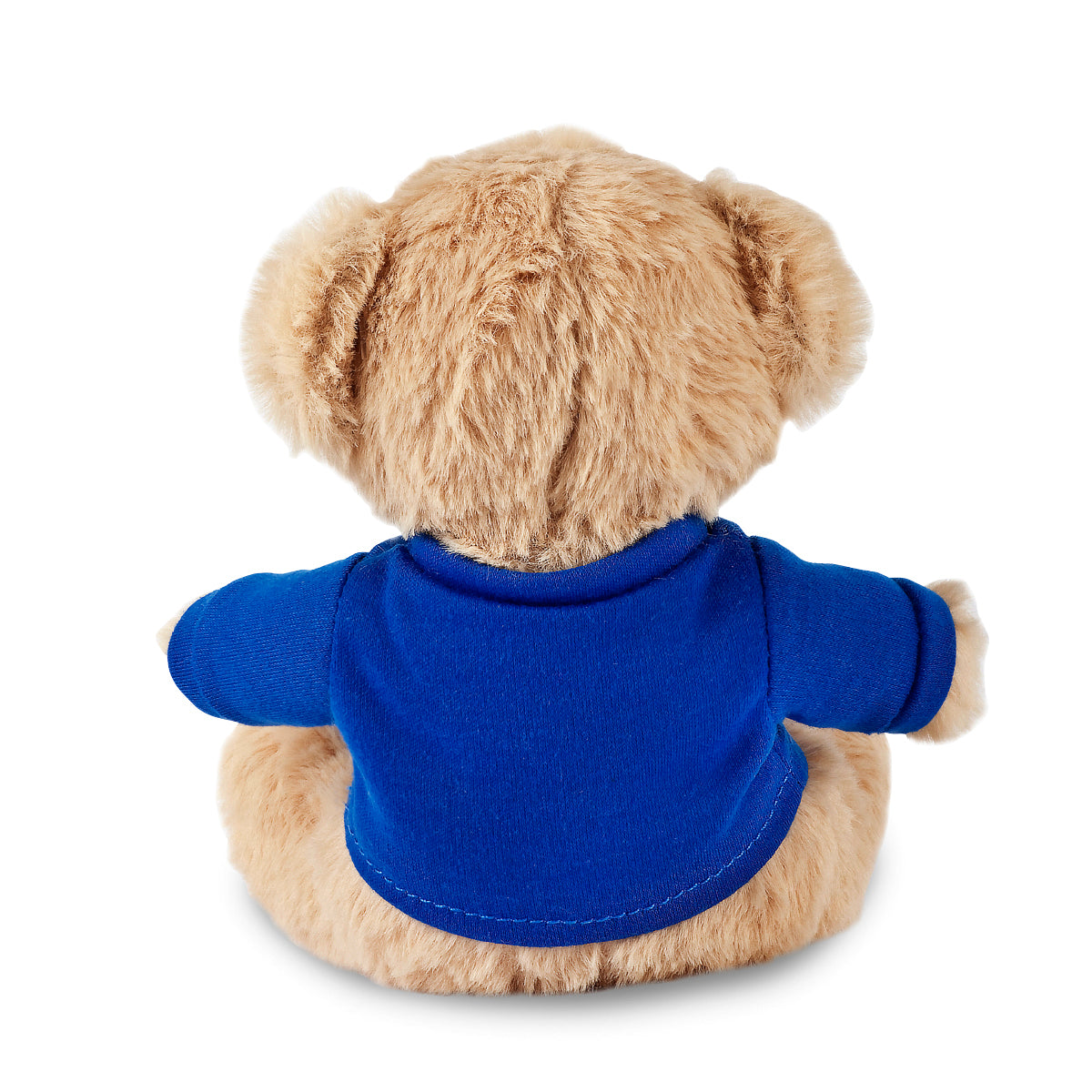 מחזיק מפתחות דובון עם חולצה למיתוג - מבט מאחור