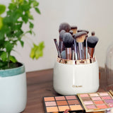 מעמד מברשות איפור מסתובב - הדמייה פתוחה