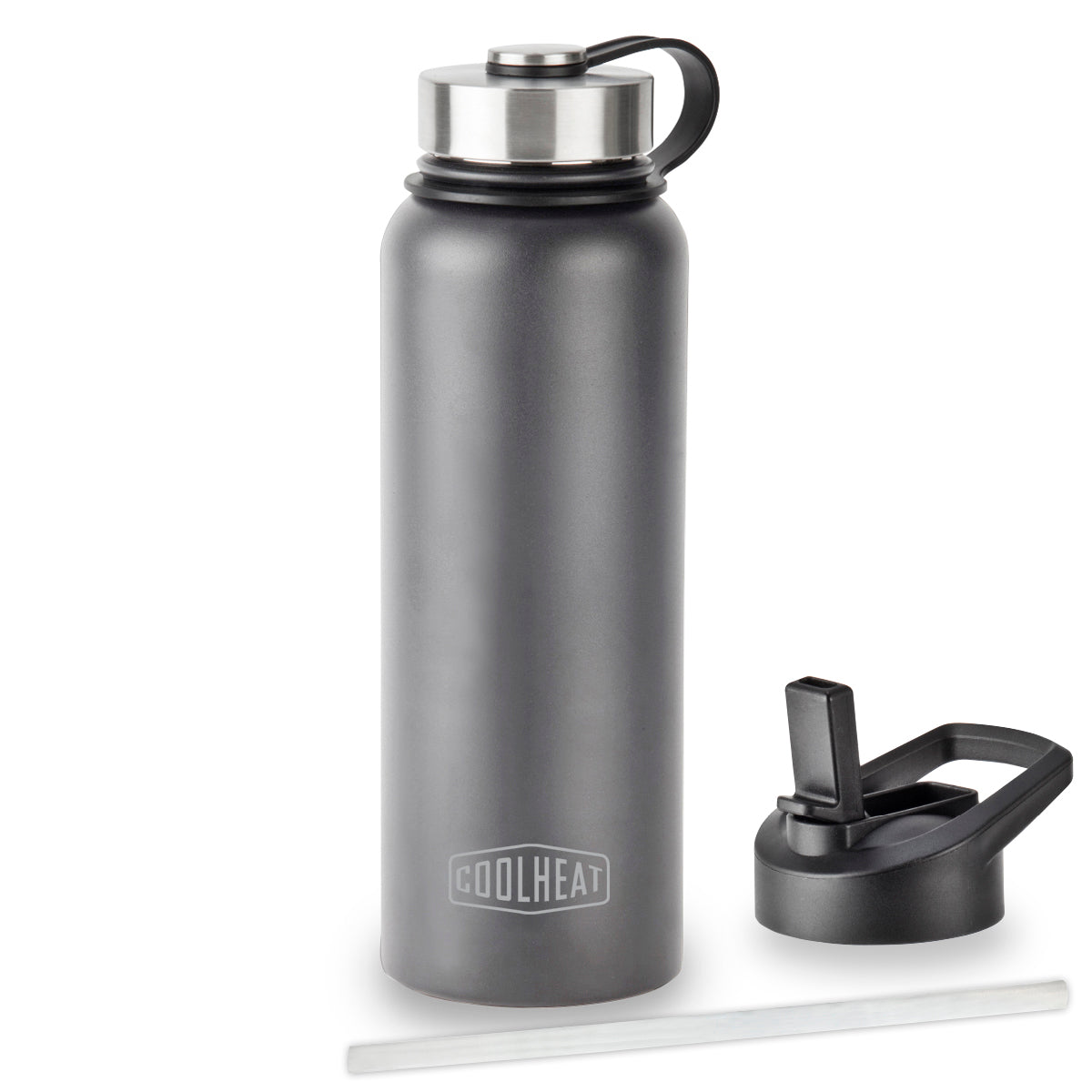 בקבוק תרמי מנירוסטה  מ"ל שתי פיות - Cool Heat