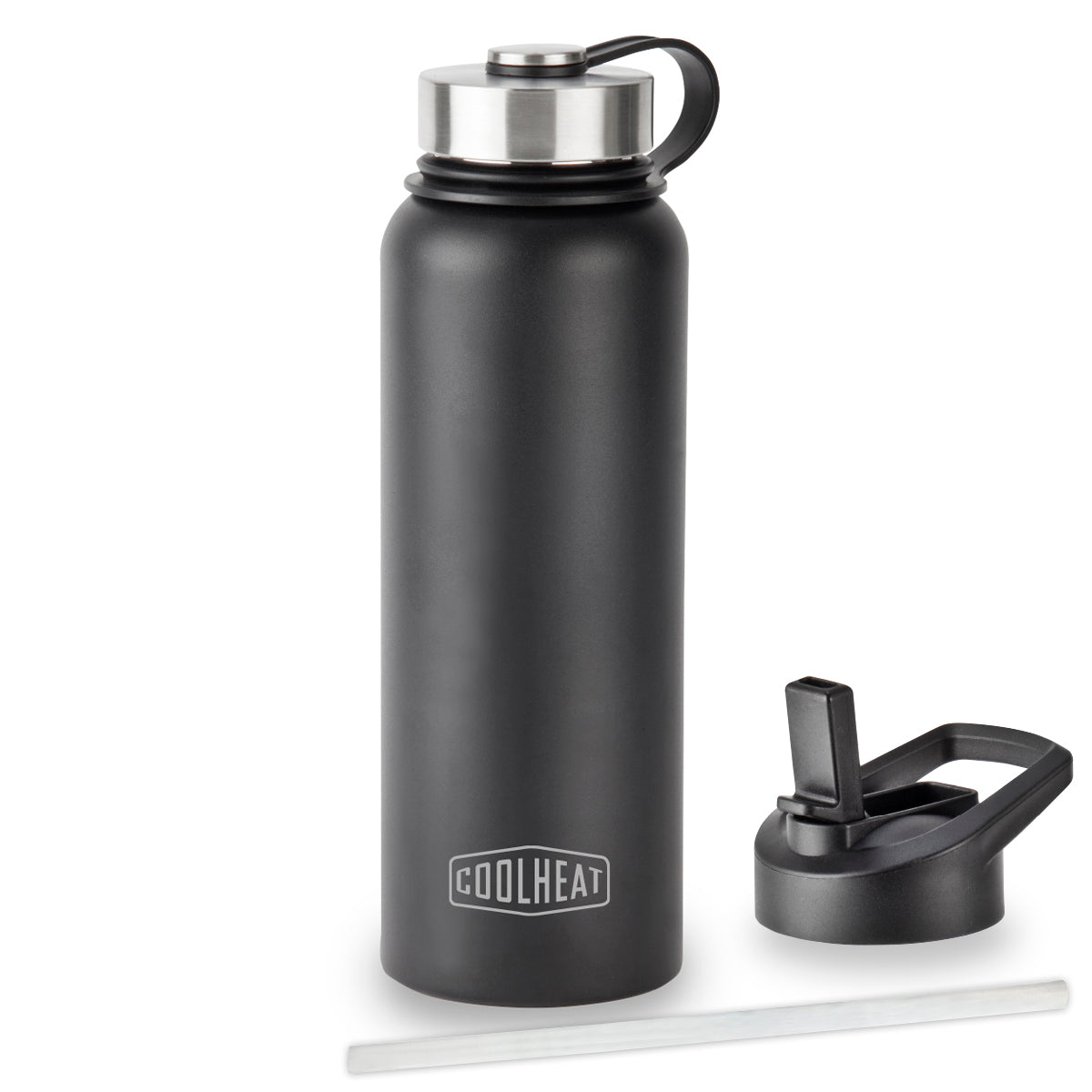 בקבוק תרמי מנירוסטה  מ"ל שתי פיות - Cool Heat