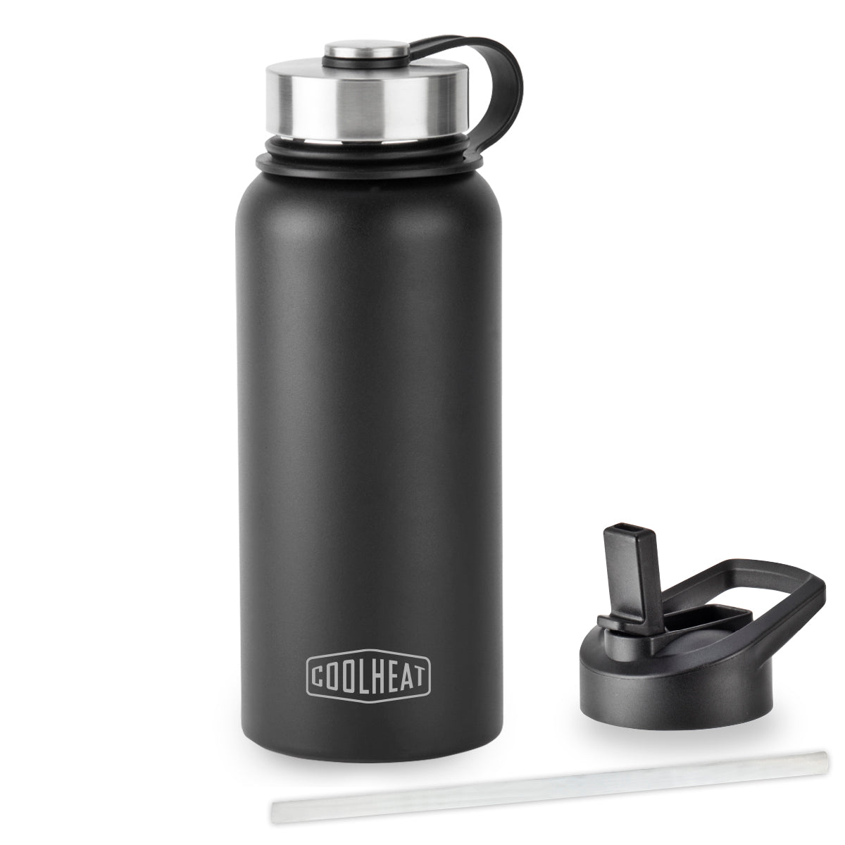 בקבוק תרמי מנירוסטה  מ"ל שתי פיות - Cool Heat