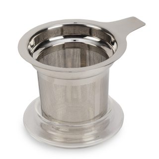 מסננת חליטה לכוס זכוכית