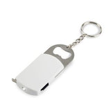 מחזיק מפתחות 3 באחד לבן