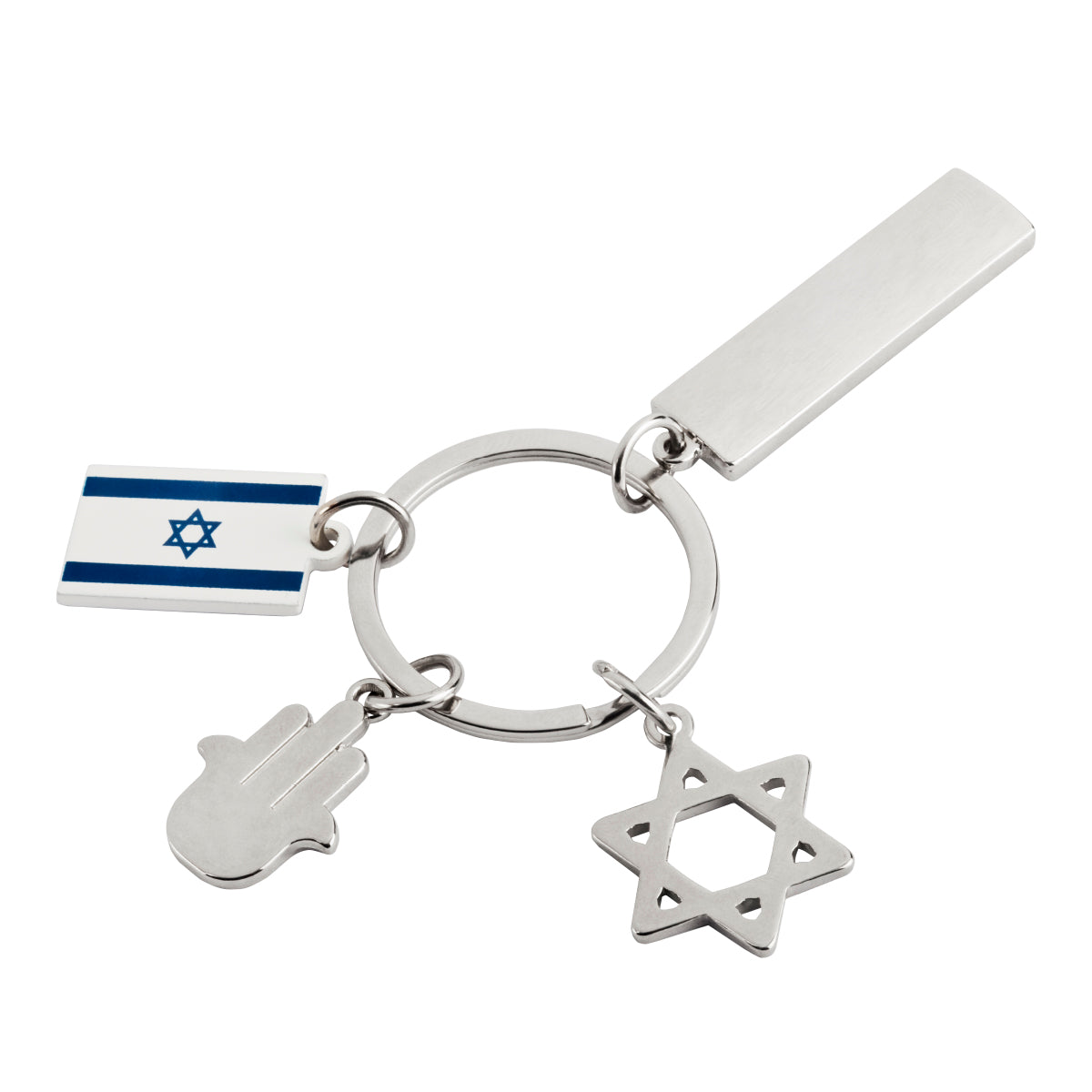 מחזיק מפתחות ממתכת - ציוני