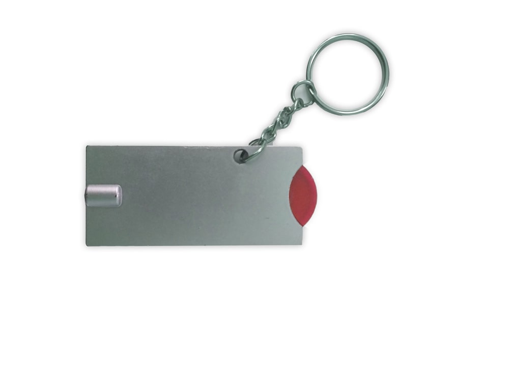 מחזיק מפתחות פנס עם מטבע עגלות