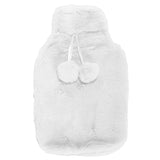 בקבוק מים חמים פרוותי לבן