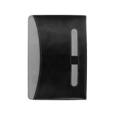 מחברת A5 דמוי עור איכותי עם מקום לעט אפור