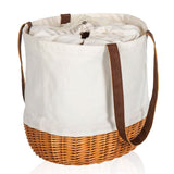 סלסלת פיקניק עם צידנית פנימית בעיצוב בוהו 4 סועדים