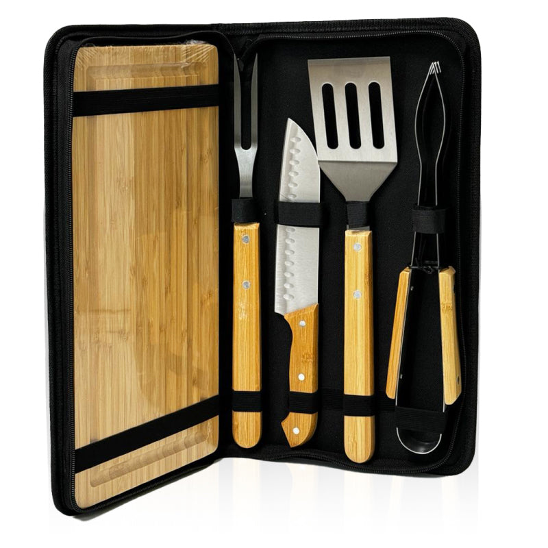 ערכת כלים לברביקיו - על האש