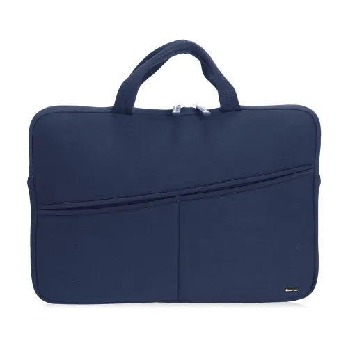 תיק למחשב נייד בד ניאופרינט עם ידית נשיאה כחול