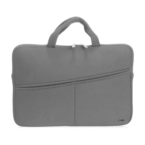 תיק למחשב נייד בד ניאופרינט עם ידית נשיאה אפור